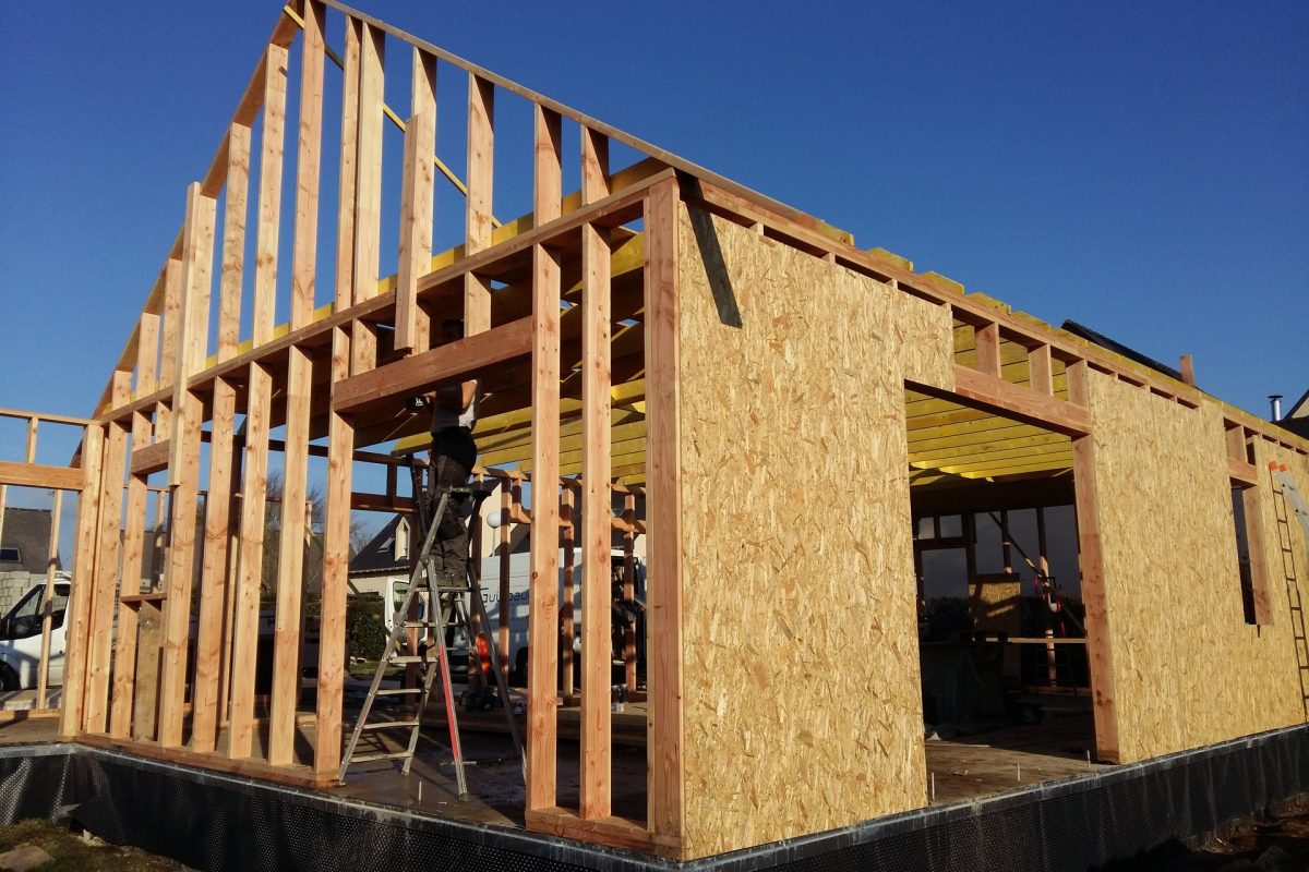 Maison à ossature bois à Concarneau — Guilbaud